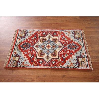 Geometric Traditional  Indian Rug 2x3