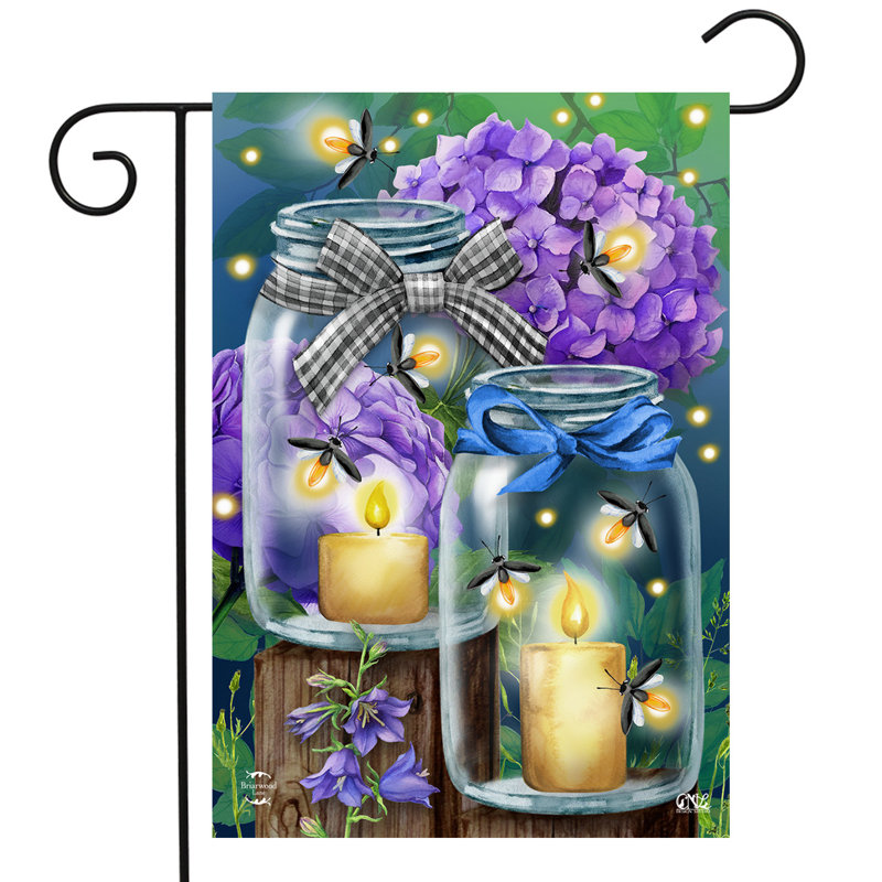 Drapeau de jardin Fireflies Spring