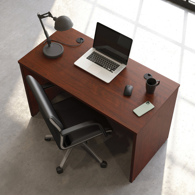 Desk 48" x 24", Red finish
