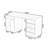 Burlywood Rectangular Solid Wood with 3 drawers Executive Desk-1876942537