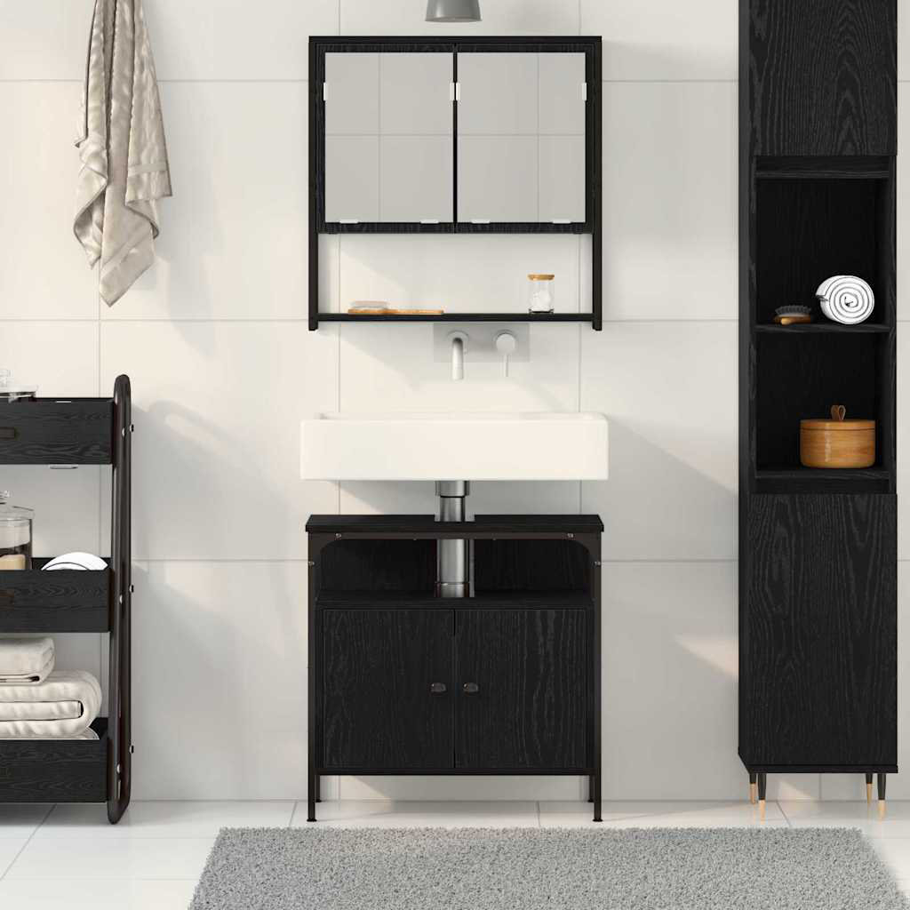 Bathroom Furniture Set With Storage 2 Pcs 60 X 30 X 60 Cm