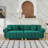 " modern 3-seater flannelette sofa | spring-wrapped cushions | stylish metal feet | 4 throw pillows | living room & bedroom-1476217122