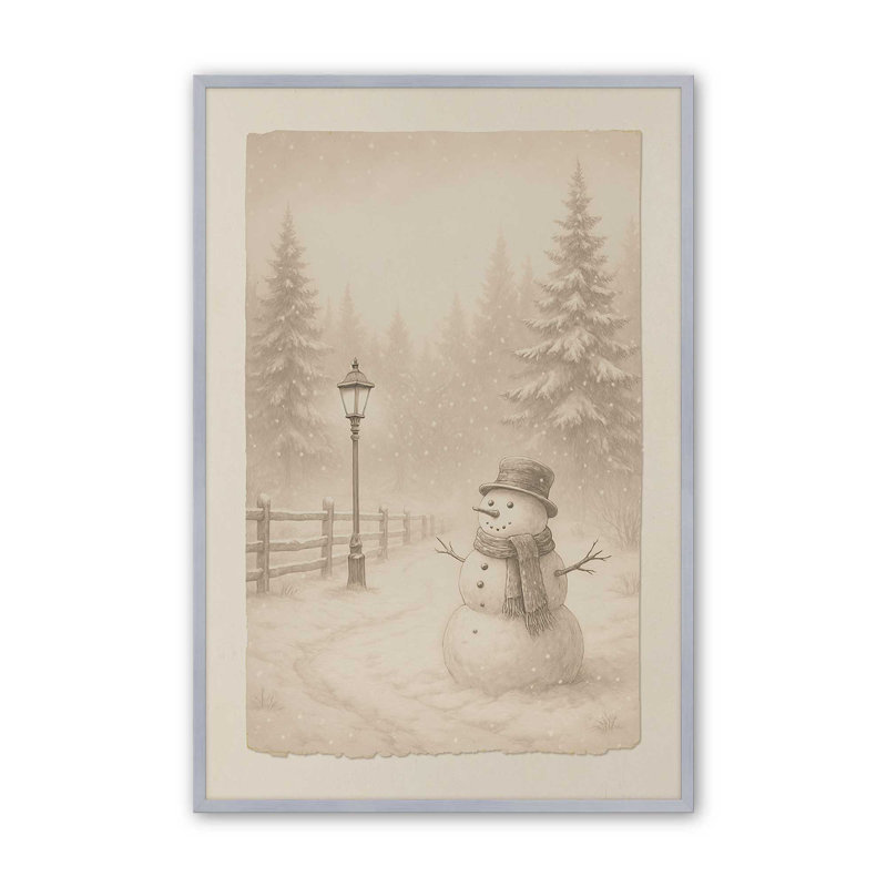 «Whispers of Winter», reproduction d'art, 16 po x 20 po, Chrome poli