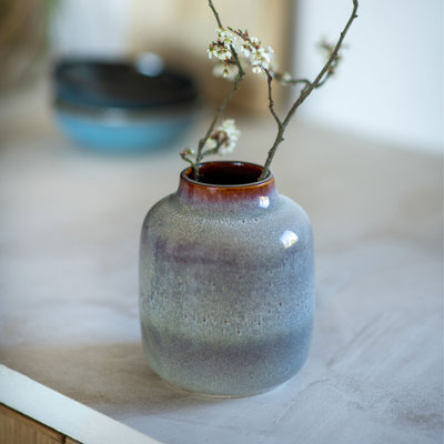 Lave Vase Nek Beige Klein