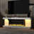 Modern TV Stand With Built-In Electric Fireplace, 66.5" Media Console With LED Lighting For Living Room Entertainment Center