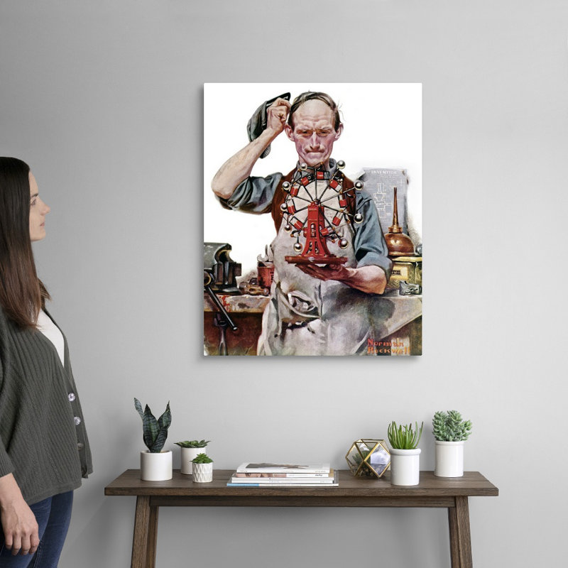 Perpétuel mouvement, art mural sur toile, Toile tendue, H 30 po x l 24 po x P 1,25 po