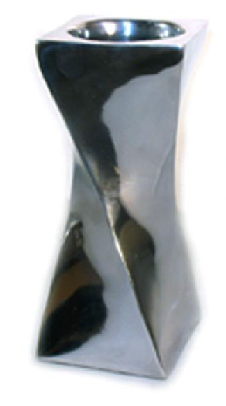 Aluminum Candlestick, 25 cm