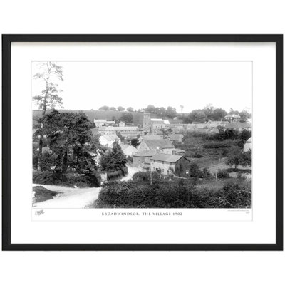 Broadwindsor, The Village 1902 by Francis Frith - Single Picture Frame Print