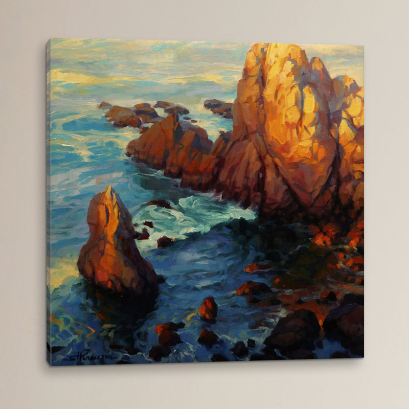 « a convergence », reproduction d’art sur toile tendue, H 26 po x l 26 po x P 1,5 po
