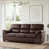 Foil Fabric Dark Brown