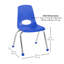 Ensemble de bureau et de chaise à hauteur réglable en stratifié T-Mould-51402712-51402713