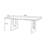 Brown Rectangular Solid Dining Table For Dining Room/Kitchen-987946698