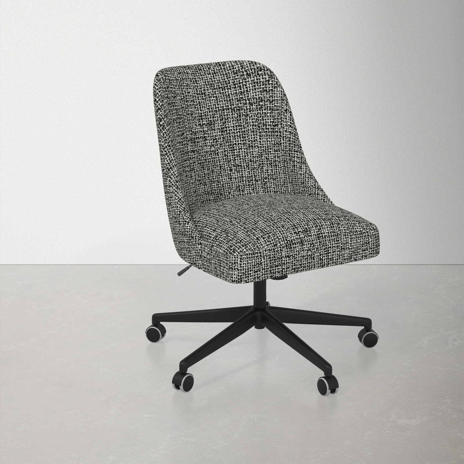 Acosta Office Chair, Modern Pepper Tweed