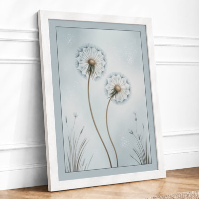 Dandelion Drift Botanical - Framed Print