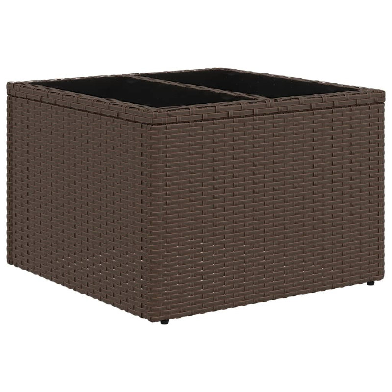 Behrang Square Wicker Outdoor Coffee Table , 55cm cm W 55cm cm D