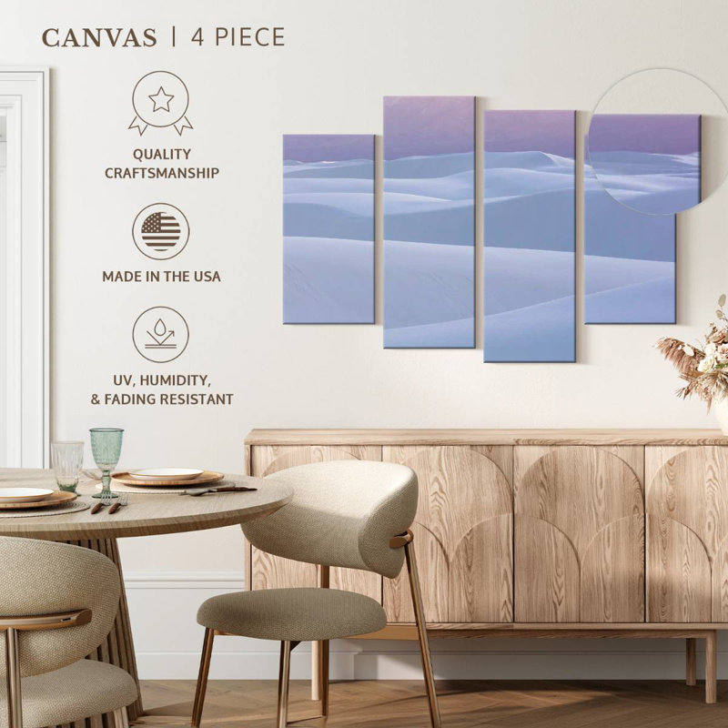 Alvord Sand Dunes In White Sands, 27" H x 43" W