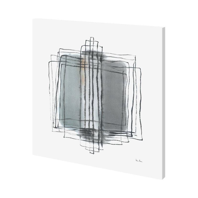 Toile texturée «Field III» par Silvia Krause, H 30 po x l 30 po x P 1,5 po