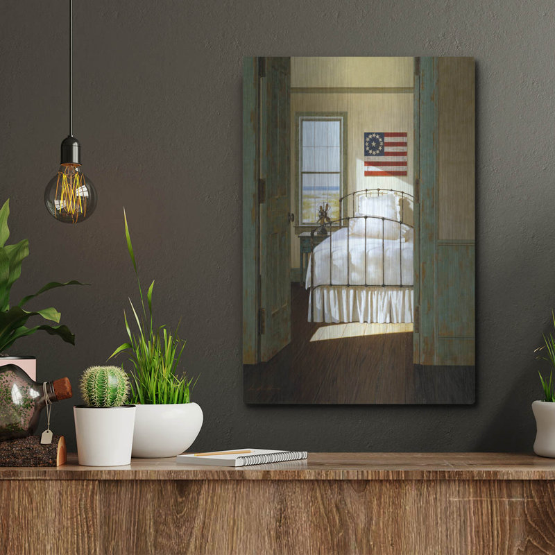 «Beach House Bedroom» par Zhen-Huan Lu, H 16 po x l 12 po