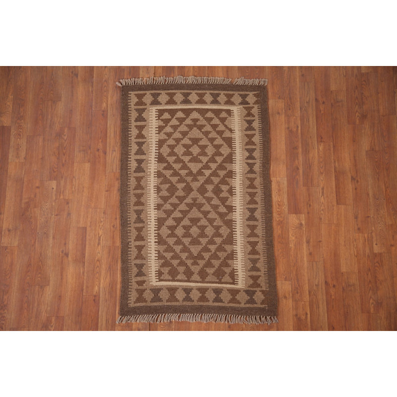Hand Tufted Wool Geometric Indoor Rug