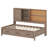 Cara Twin Size Lounge Daybed with Storage Shelves-818993791