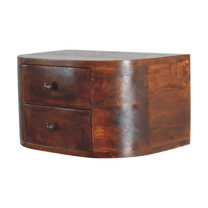 Quarryville 45cm W Solid Wood Bedside Table
