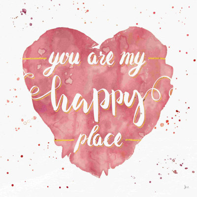 «Happy Hearts II» par Jess Aiken - peinture sur toile tendue