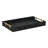 Ausel Crinkled Gloss Pattern Tray with Gold Handles-1989889117