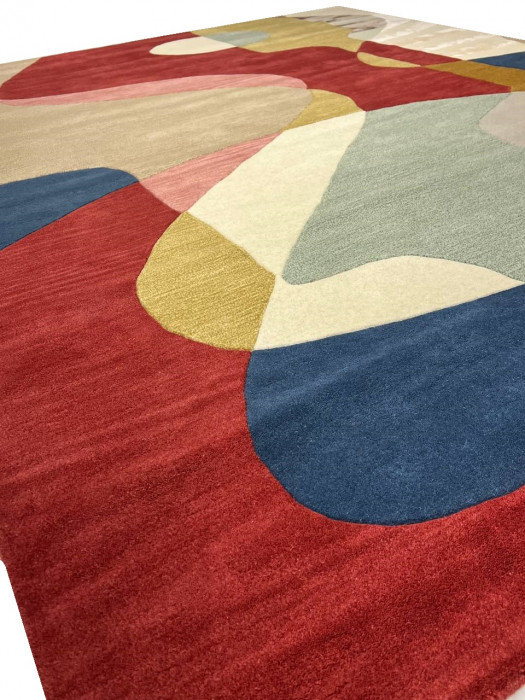 Jewelie One-of-a-Kind 9'09'' X 7'09'' Hand Tufted Area Rug