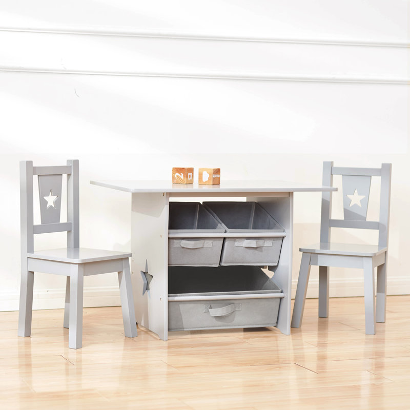 Kids Square Play Or Activity Table and Chair Set