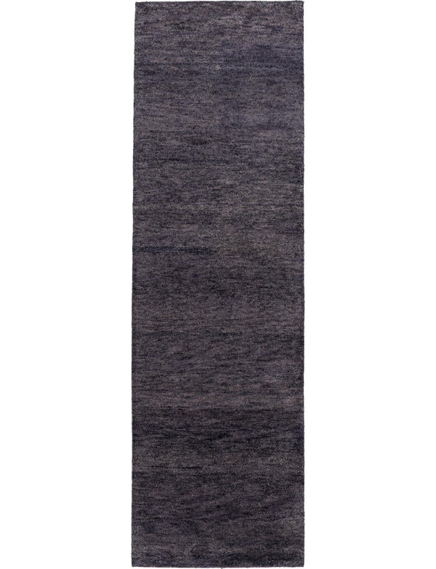 Tapis de couloir gris foncé Jahiem