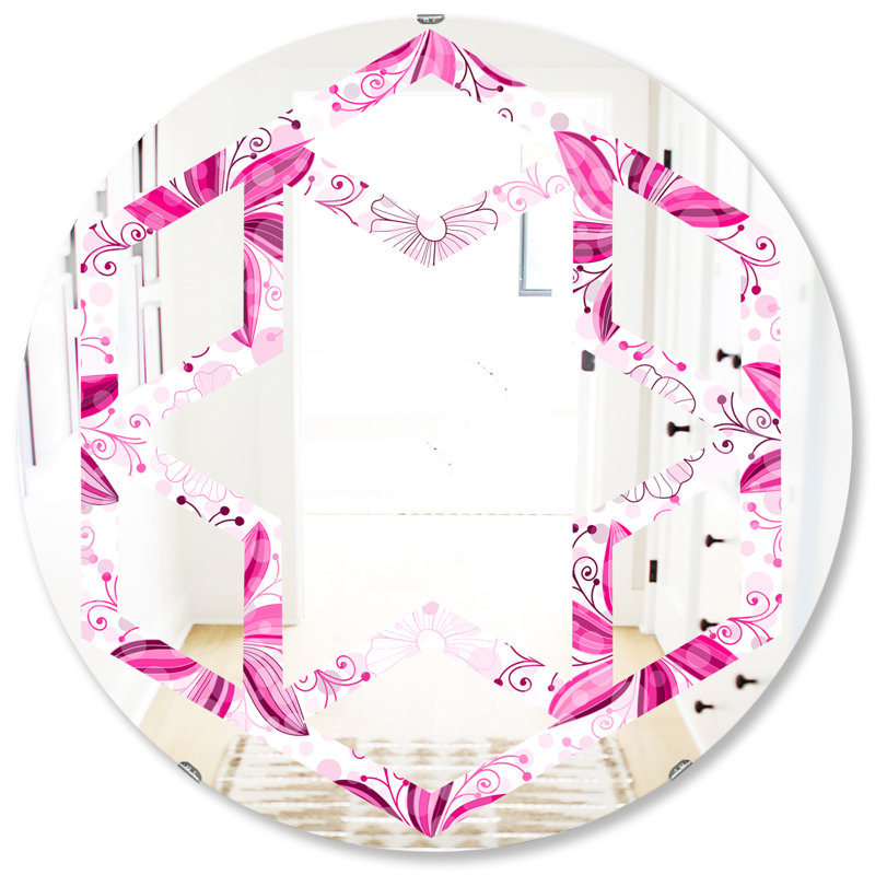 Miroir mural Hexagon Star, H 31,5 po x l po