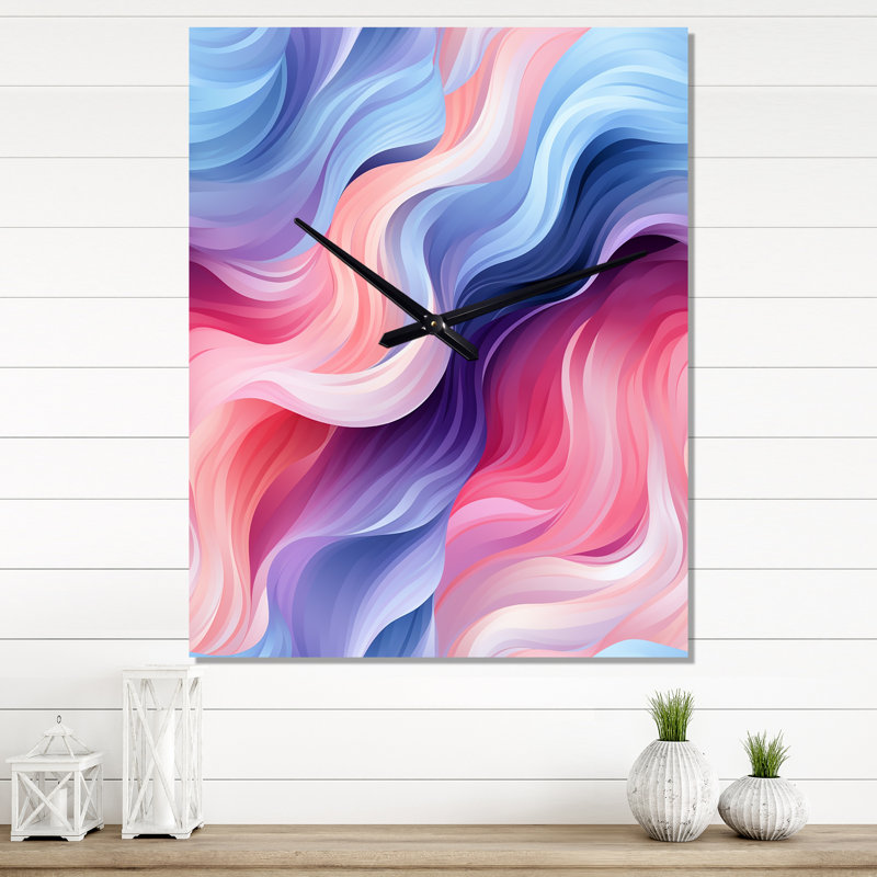 Jannuel - Horloge murale moderne abstraite, Grand