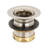 Junior Bar and Laundry Sink Drain Assembly with Removable Strainer Basket-105013547