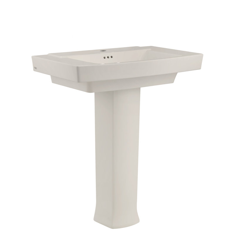 American Standard Townsend 19.5'' Ceramic Rectangular Bathroom Sink with Overflow, Linen