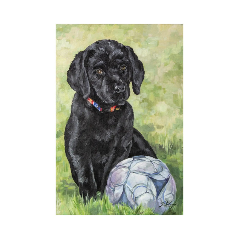 Soccer Lab by Debi Coules - Gallery-Wrapped Canvas Giclée on Canvas, No Frame, 66.04 cm H x 45.72 cm W x 1.91 cm D