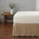 Jupe de lit double en toile de jute 15 x 15 po Greenland Home Fashions
