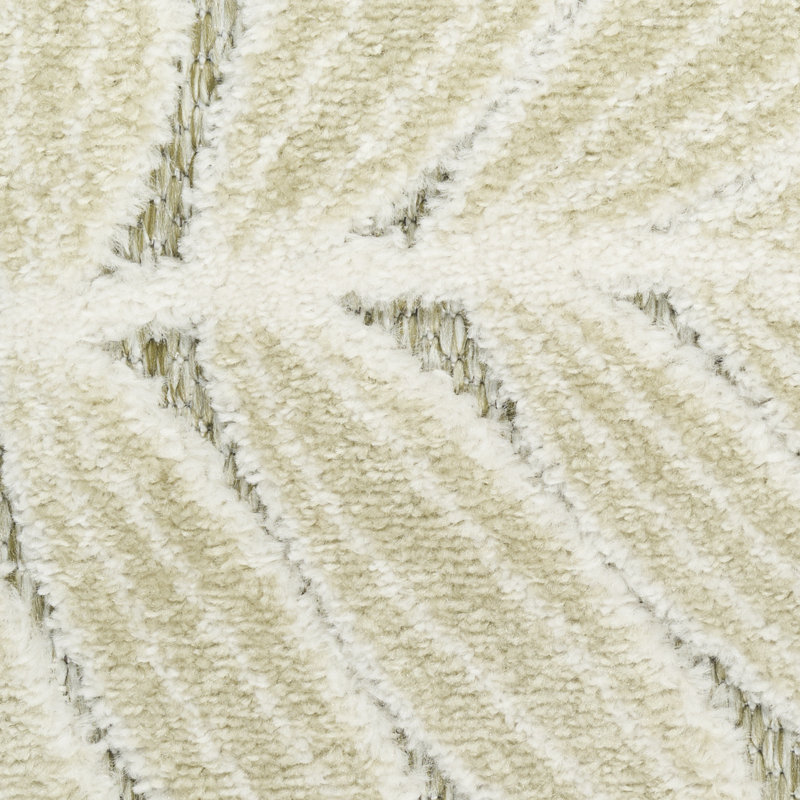 Lakesha 2'8" x 4' Ivory Sage Modern Rug, Rectangle 2'8" x 4'