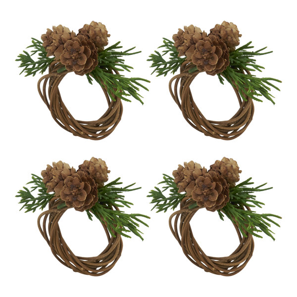 Metal Pine Cone- Holiday Decor Pinecone- approx. 6 H, 3 W)