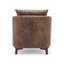 Upholstered Barrel Chair with Footstool-1488768575