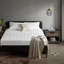 Surmatelas à poches profondes blanc-1100900370