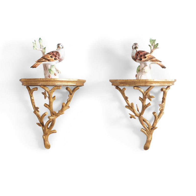 2 Piece Triangle Accent Shelf