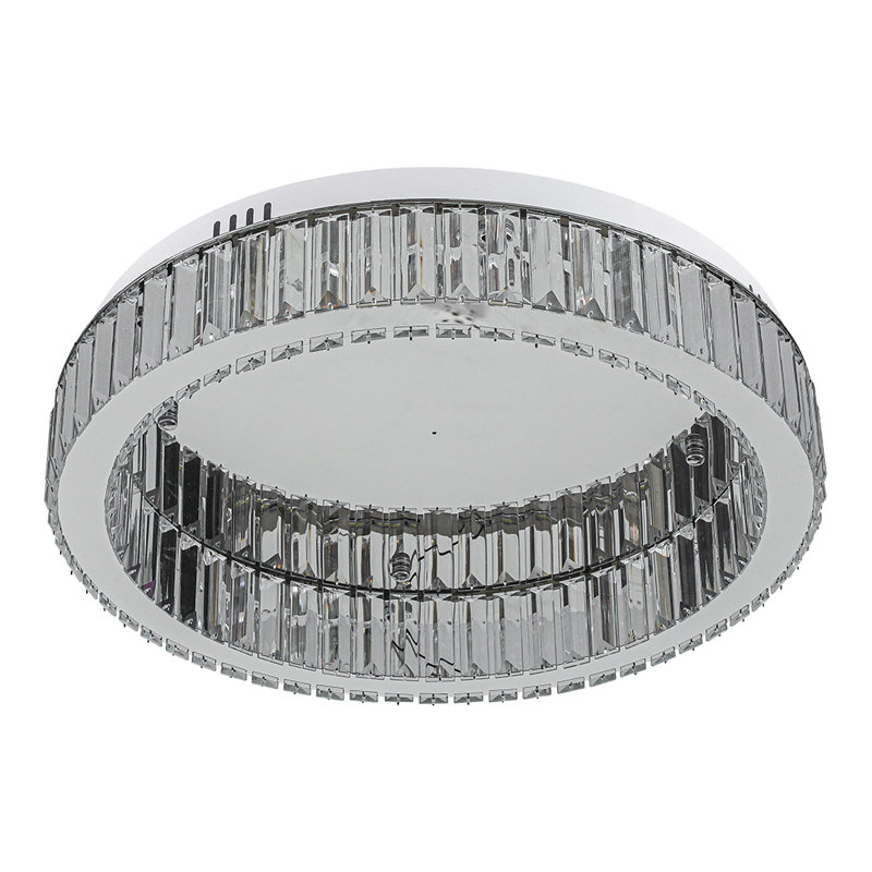 Crystal LED Semi Flush Mount