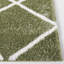Tapis géométrique sauge / blanc-932435290