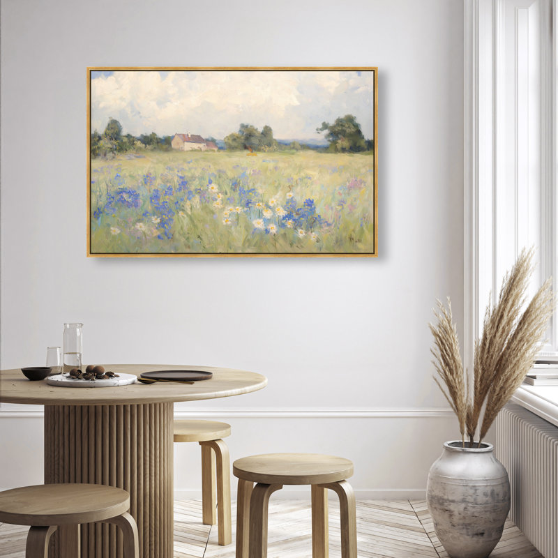 Enchanting Vista Canvas Landscape & Nature Print by Oliver Gal, Black Frame, 15 x 10, 31"H x 46"W, Gold Frame