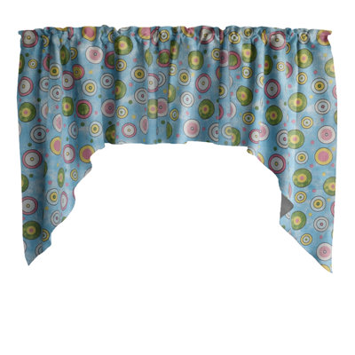 Cotton Blend Swag Window Valance