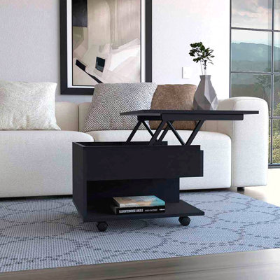 Table basse à plateau relevable