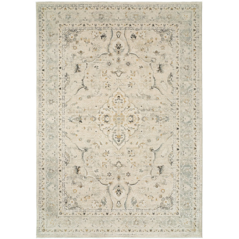 ANNALISE 3.11X5.7 7605-810 BEIGE/CREAM, Rectangle 3'11" x 5'7"