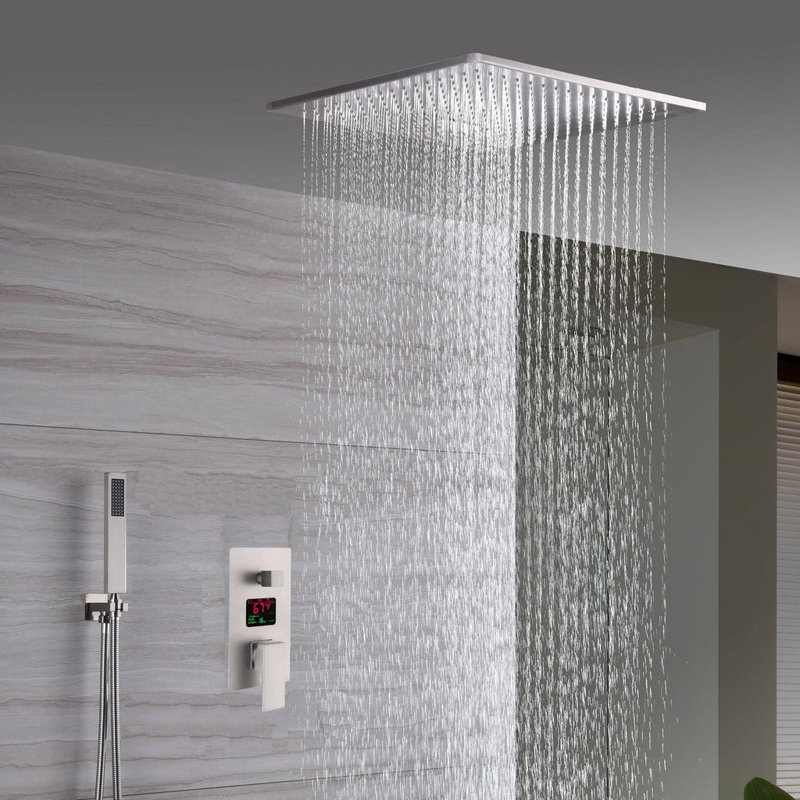 All-In-One Kit with Rough in-Valve, Brushed Nickel