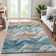 Premium Machine Washable Floyd AMF1619 Waves Rug