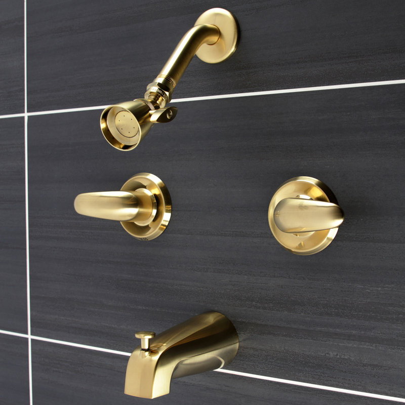 Robinet de douche en laiton Legacy, Laiton brossé